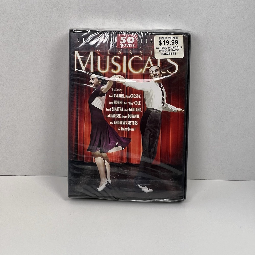 Classic musicals 50 movies 12 Disc set DVD New & sealed